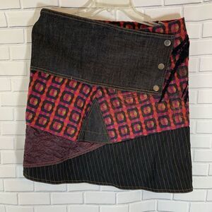 OHDD Mixed Media 100% Virgin Wool Skirt Size L
